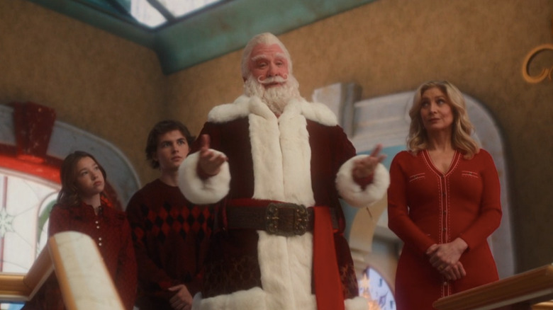 Santa Claus and his family