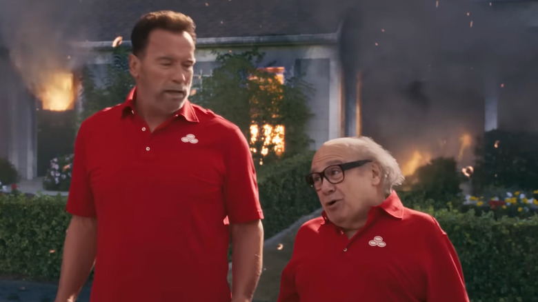 Danny DeVito and Arnold Schwarzenegger Allstate commercial