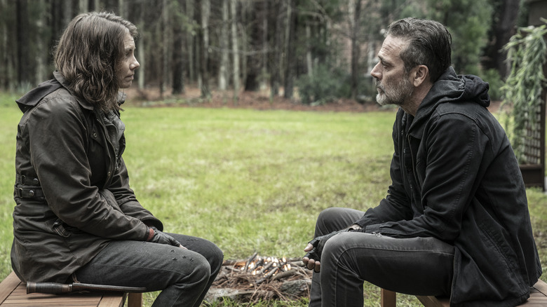 Maggie talks to Negan