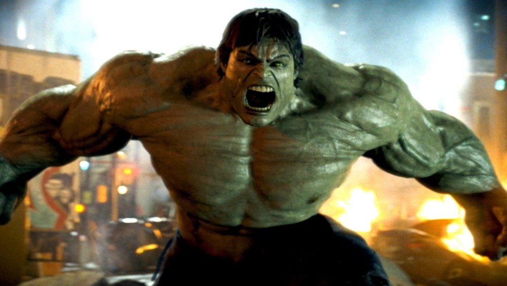 Incredible Hulk roaring