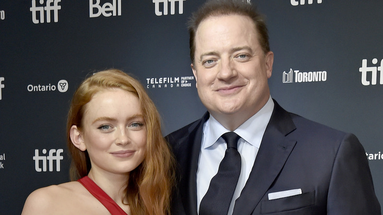 Sadie Sink and Brendan Fraser attend TIFF premiere of The Whale