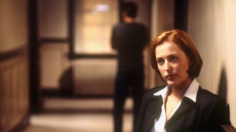 David Duchovny and Gillian Anderson in The X-Files