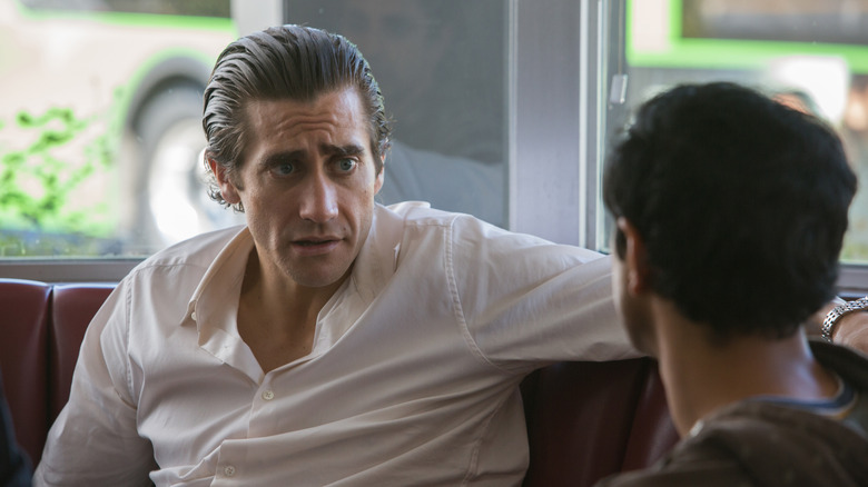 Jake Gyllenhaal looking slightly agitated