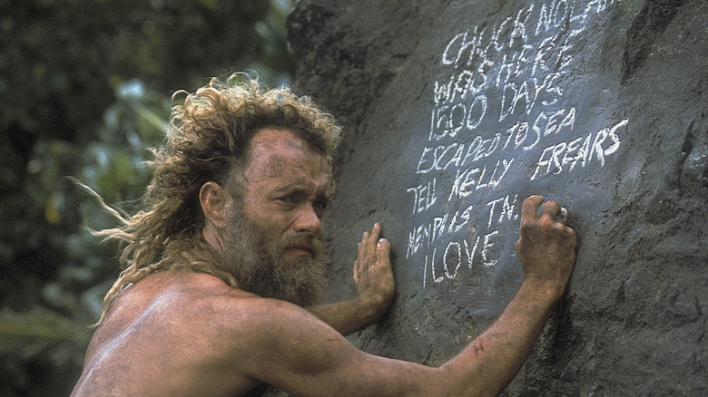 Tom Hanks looking scruffy