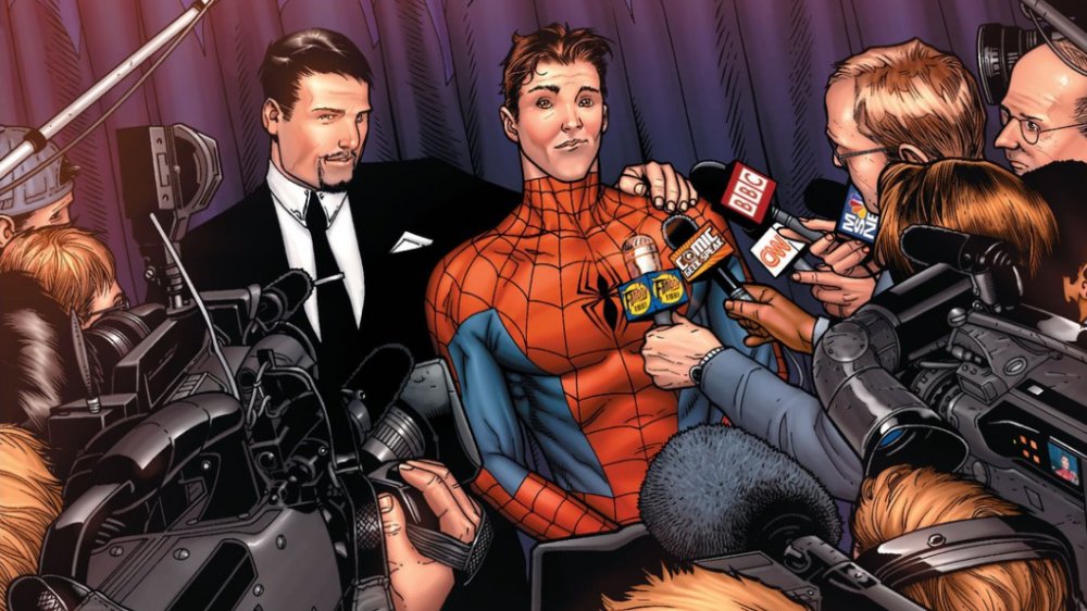 Peter Parker unmasks as Spider-Man in Civil War