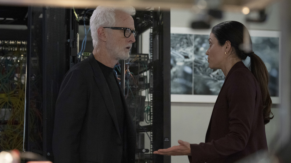 John Slattery and Fernanda Andrade in the "File #3" episode of NEXT