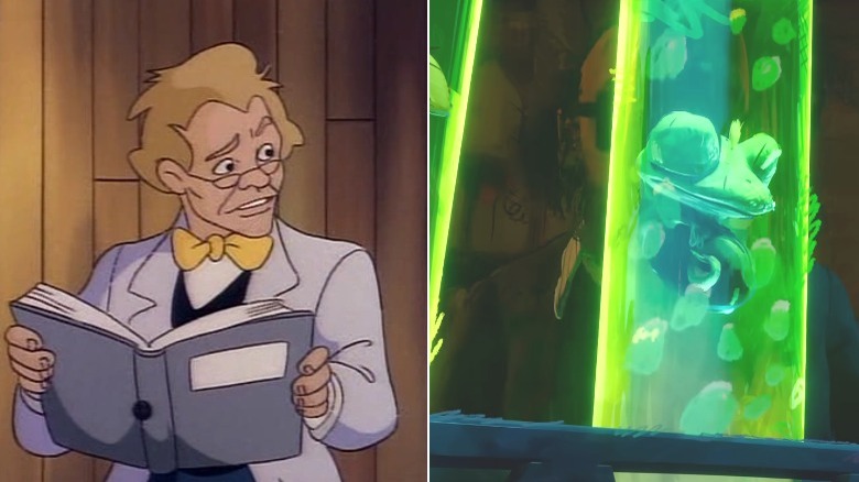 Baxter Stockman as 1987 cartoon and 2023 CG-animated