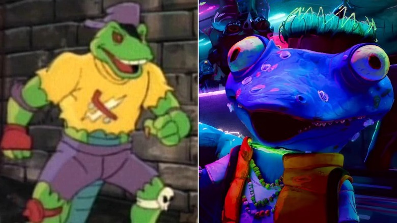 Mondo Gecko as 1987 cartoon and 2023 CG-animated