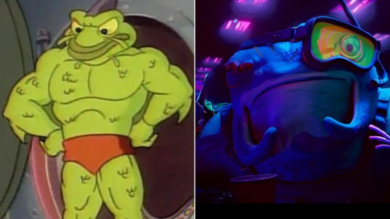 Ray Fillet as 1987 cartoon and 2023 CG-animated