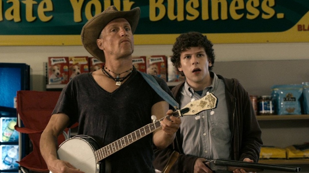 Woody Harrelson and Jesse Eisenberg in Zombieland