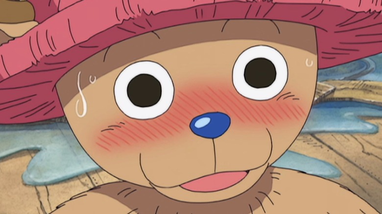 Tony Tony Chopper blushes