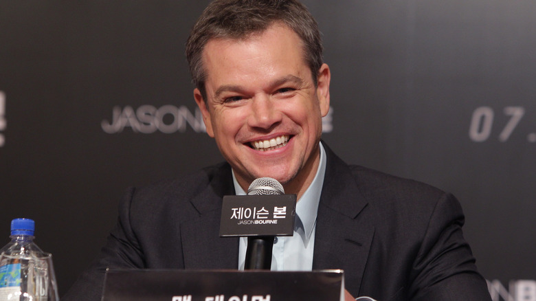 Matt Damon smiling