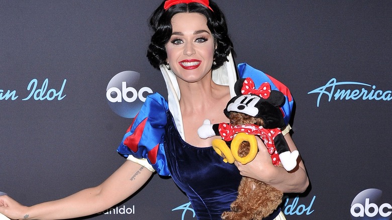 Katy Perry dressed as Snow White