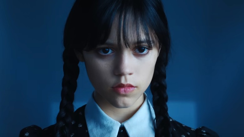 Wednesday Addams staring forward (2023)