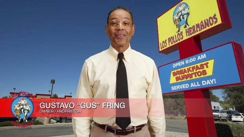 Gus Fring smiling