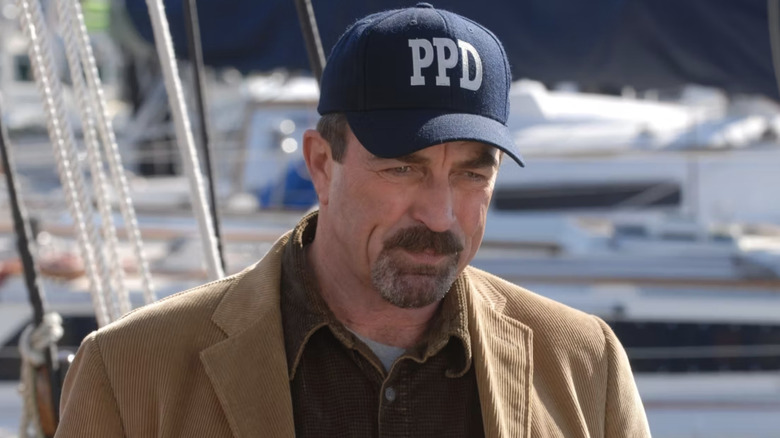 Jesse Stone on the docks