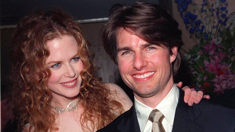 Tom Cruise and Nicole Kidman smiling