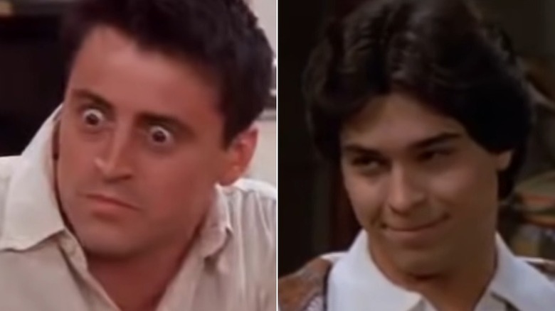 Joey Tribbiani on left, Fez on right