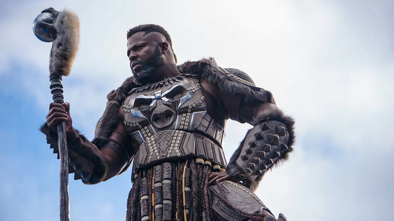 M'Baku with staff