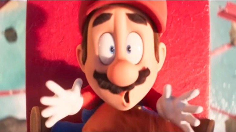 Mario yelling