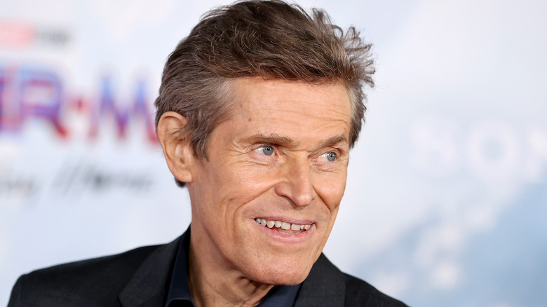 Willem Dafoe attends the Los Angeles premiere of Spider-Man: No Way Home