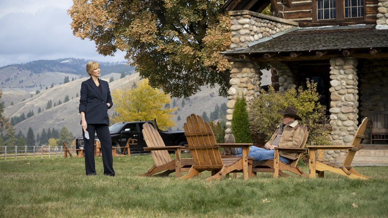 Yellowstone cast on the Dutton Ranch