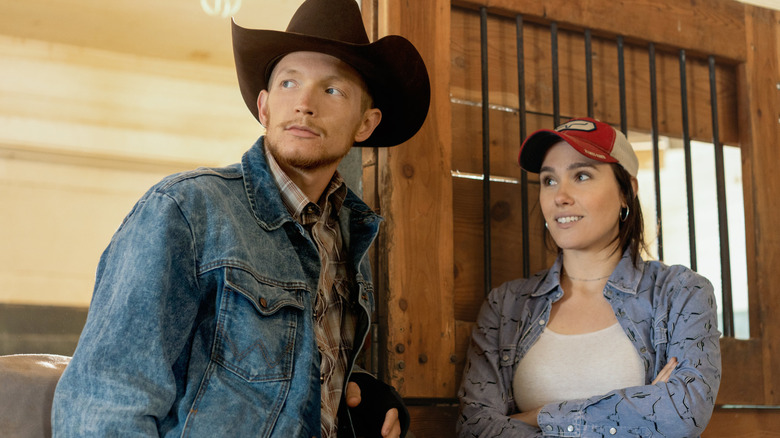 Jimmy Hurdstrom and Mia on the ranch