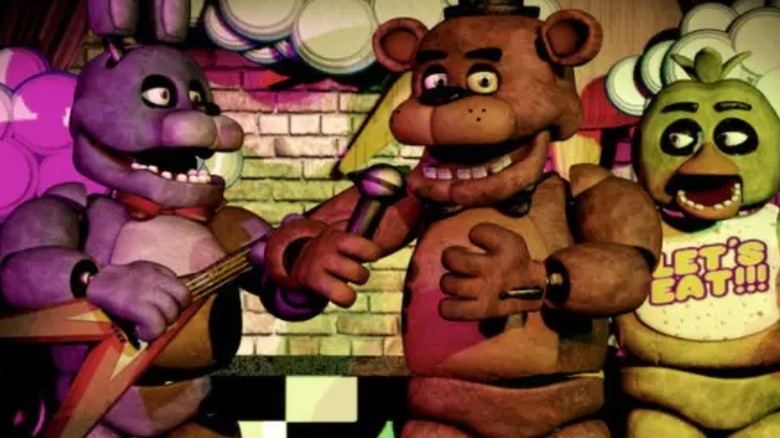 The FNAF band on stage