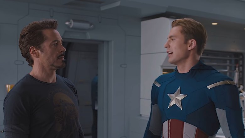 Tony and Cap butting heads