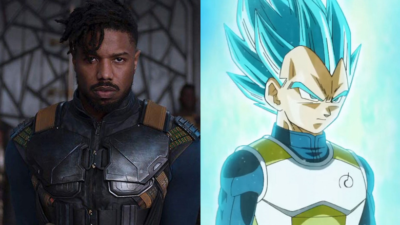 Kilmonger and Vegeta composite