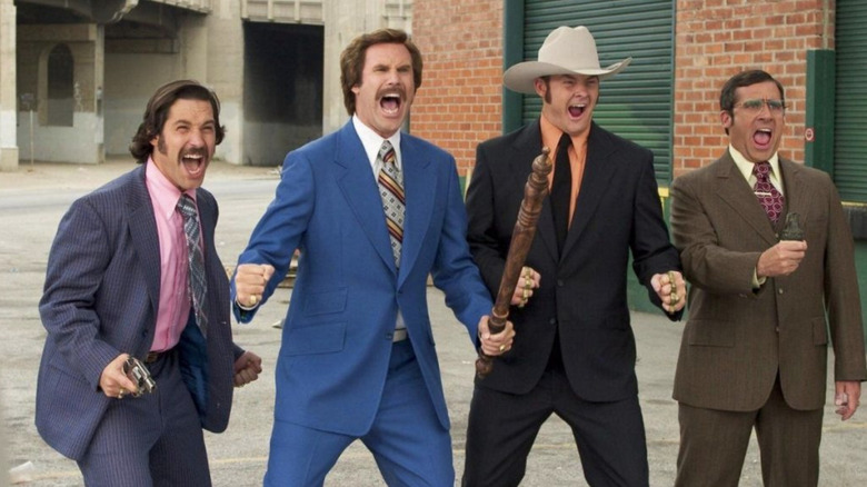 Ron Burgundy and friends prepare for war