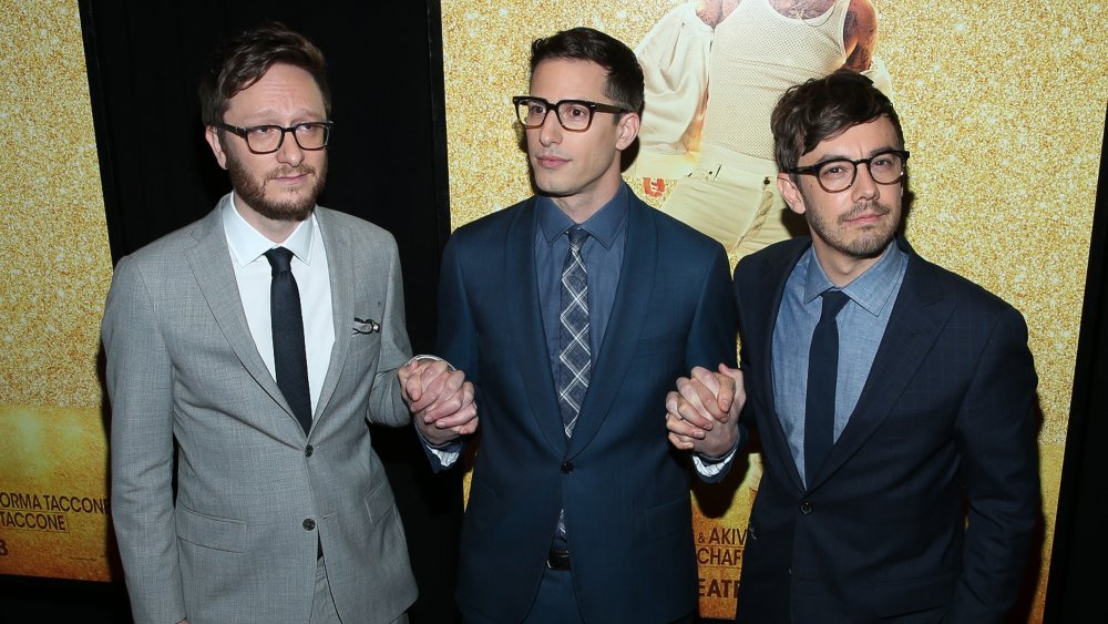 The Lonely Island at the premiere for Popstar: Never Stop Never Stopping