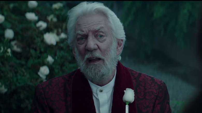 President Snow talking