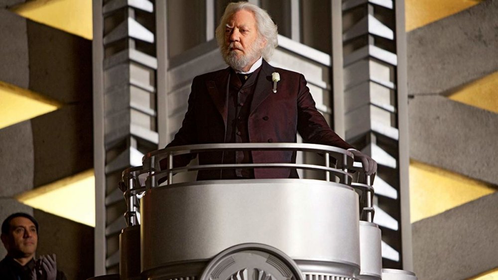 Donald Southerland in The Hunger Games