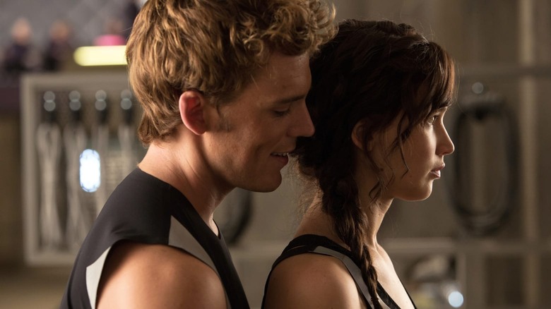 Finnick Odair and Katniss Everdeen