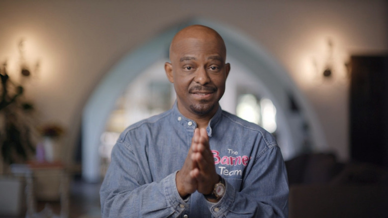 David Joyner wearing denim shirt