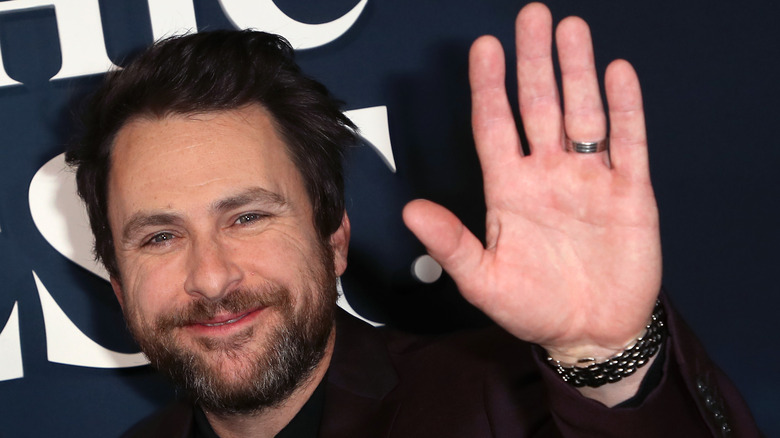 Charlie Day waving