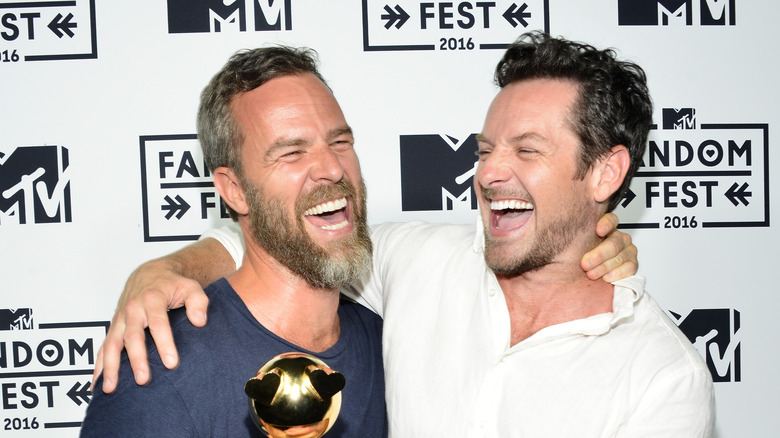 Bohen and Bourne laughing