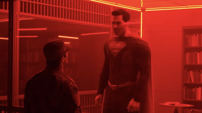 Superman talking to Anderson