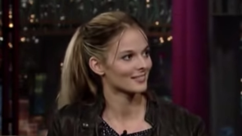 Lisa Kelly speaks to David Letterman in 2010