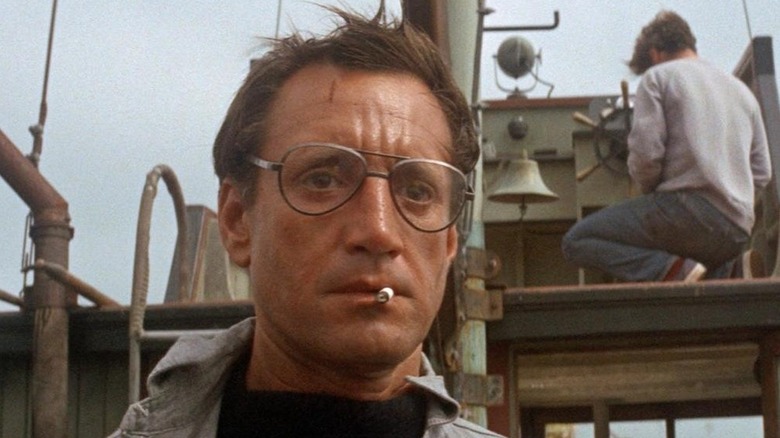 Roy Scheider smoking Jaws