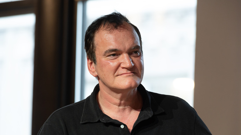 Quentin Tarantino at a panel