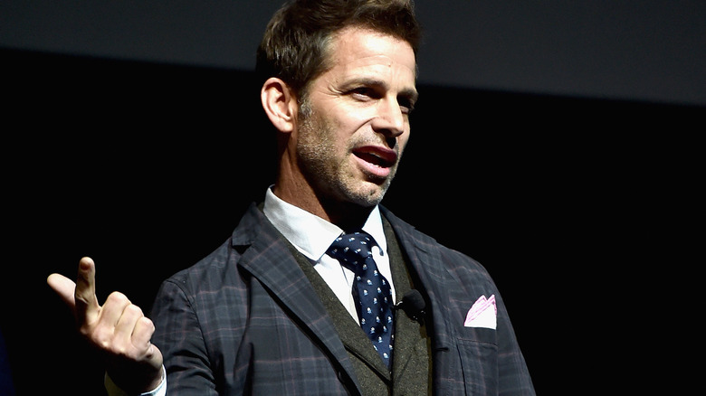 Zack Snyder at a CinemaCon panel