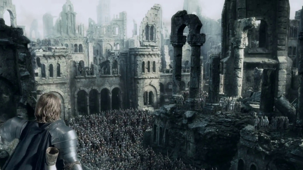 Army in ruins of Osgiliath