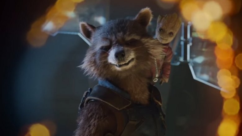 Rocket and Baby Groot in Guardians of the Galaxy Vol. 2