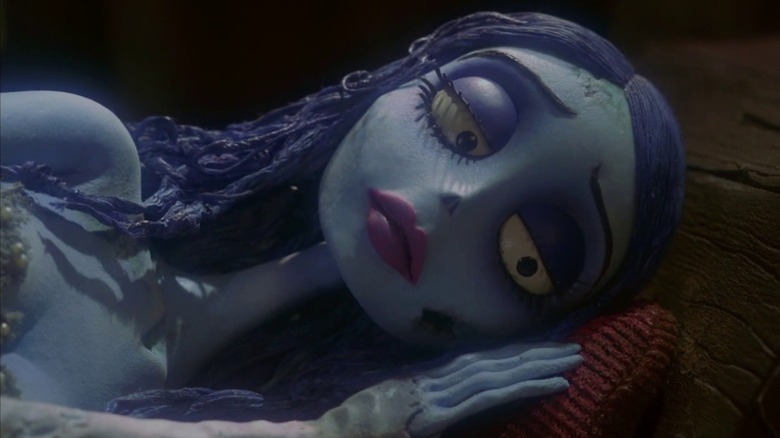 Corpse Bride laying down