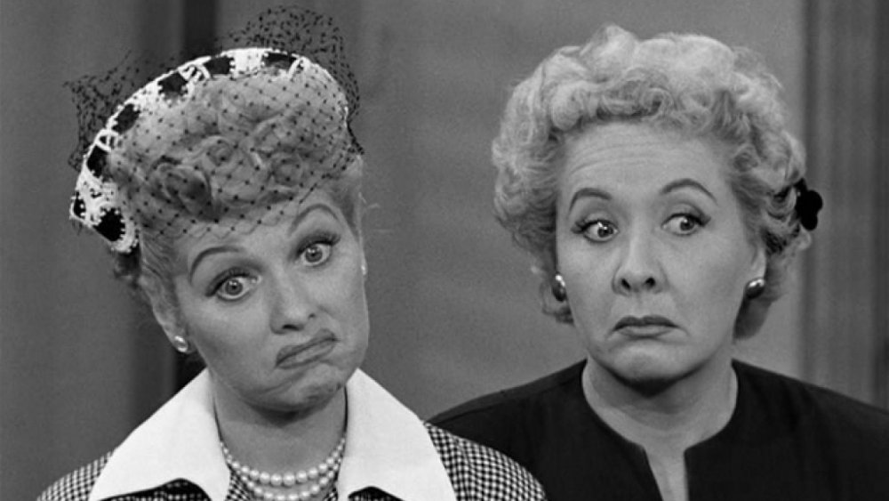 Lucille Ball and Vivian Vance in I Love Lucy