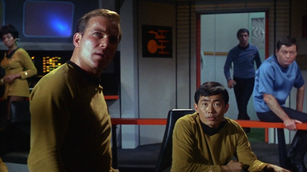 William Shatner and George Takei in Star Trek