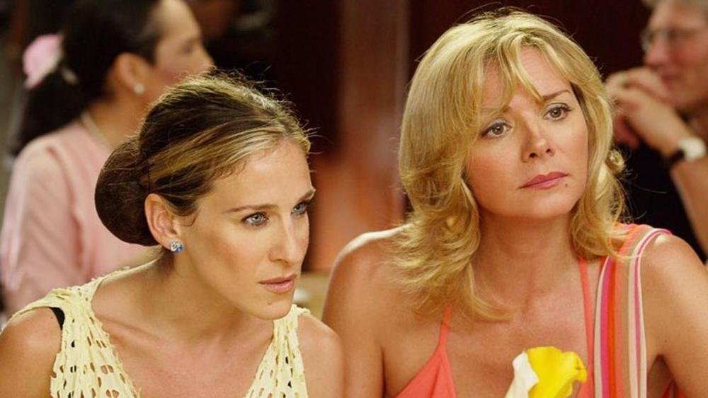 Kim Cattrall and Sarah Jessica Parker in Sex and the City