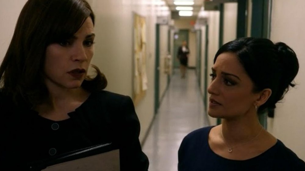 Julianna Marguiles and Archie Panjabi in The Good Wife